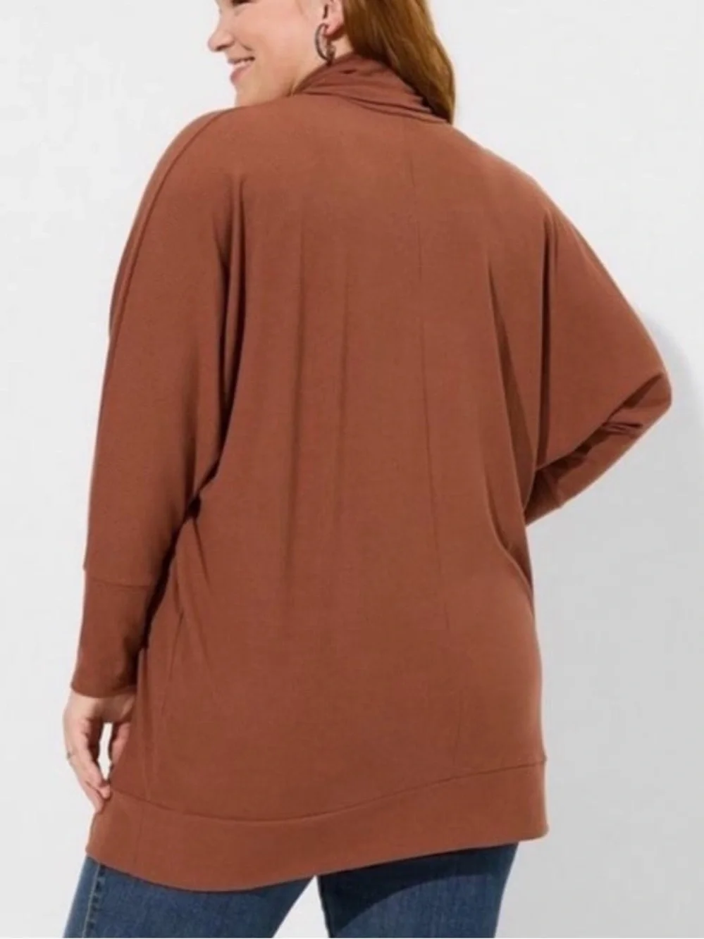 Torrid Super Soft Rib Dolman Sleeve Cardigan 1/2 40741032